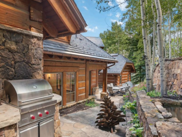 Ski in via Bedstraw and shuttle out Bachelors Gulch Residence